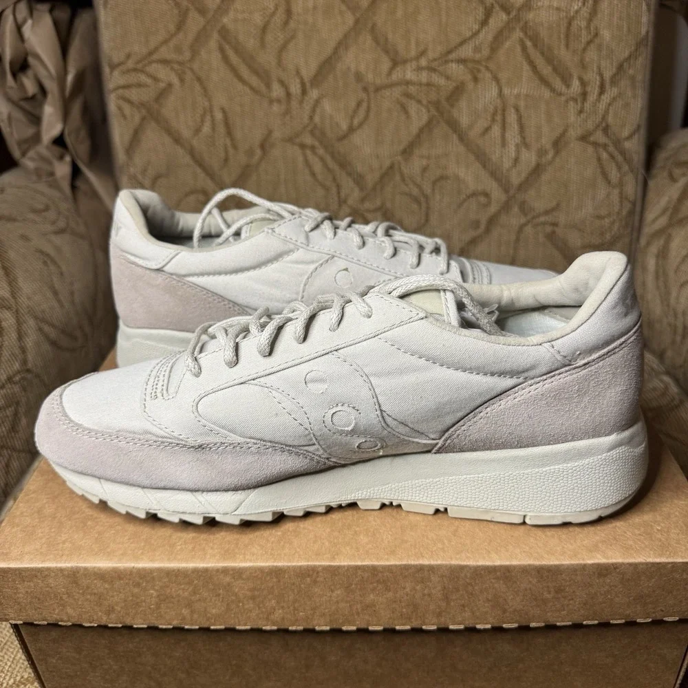 Saucony Jazz‎ 91 White Tan Men's 11 S70216-5 New